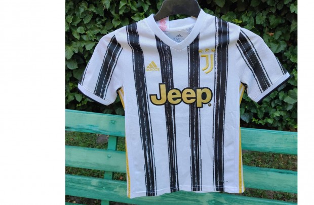 Juventus eredeti adidas fekete fehr arany gyerek mez (152)