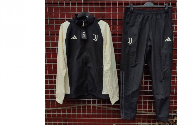 Juventus eredeti adidas fekete fehr szabadid szett (M)