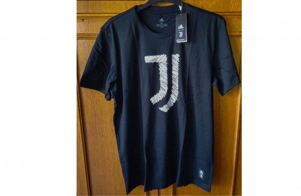 Juventus eredeti adidas fekete póló (M, 3XL)