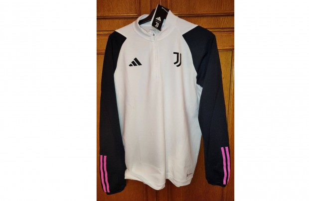 Juventus fehér fekete pink eredeti adidas cipzáras nyakú felső