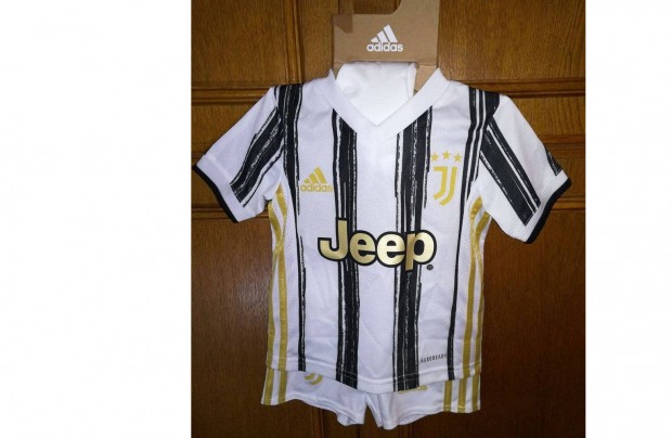 Juventus fekete fehér arany eredeti adidas baby mez szett (92)