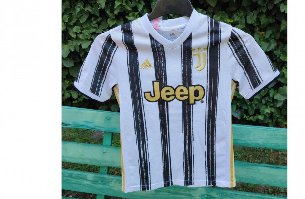Juventus fekete fehér arany eredeti adidas gyerek mez (152)