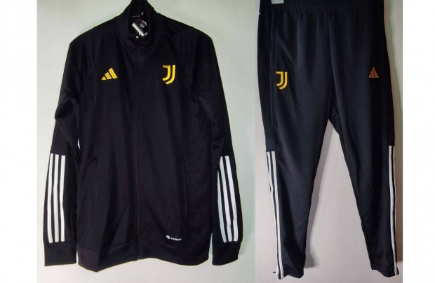 Juventus fekete fehér arany eredeti adidas szabadidő szett (M)