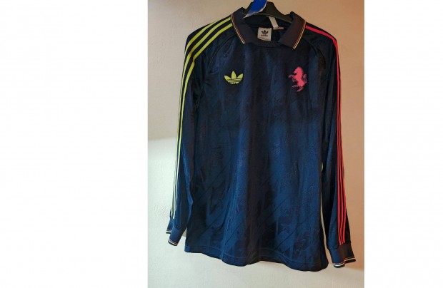 Juventus hosszú ujjú galléros eredeti adidas Originals mez (M)