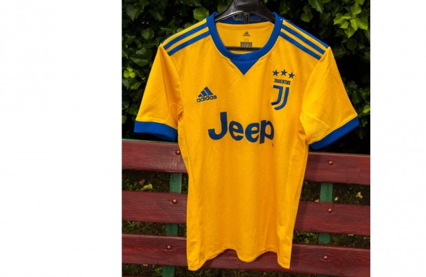 Juventus sárga-kék eredeti adidas 2017-18-as focimez (XS)