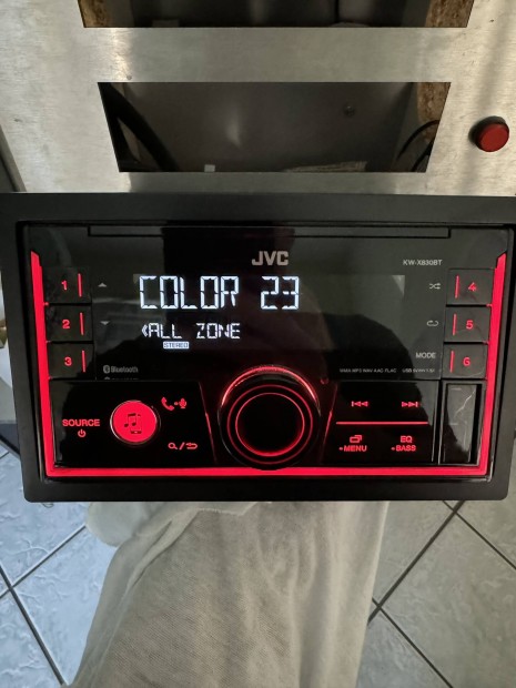 Jvc 2 din rádió usb/aux/bluetooth/spotify