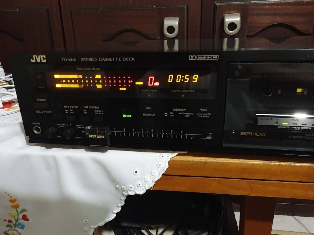 Jvc TD-V66 3-fejes Hi-fi kazetts magn deck