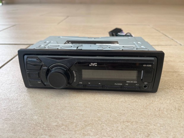 Jvc kd-x200 auts fejegysg usb aux