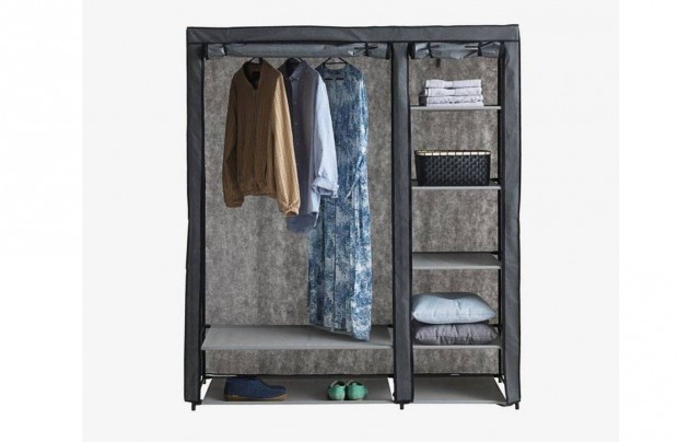 Jysk-ben vásárolt textil gardróbszekrény