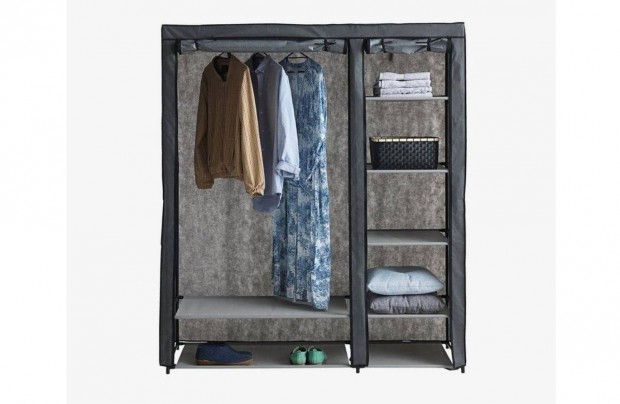 Jysk-ben vásárolt textil gardróbszekrény