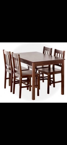 Jysk feny asztal 4db szkkel