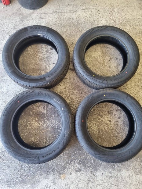 K189 215/55 R17 Continental Ecocontact 6 Haszn�lt ny�ri gumi