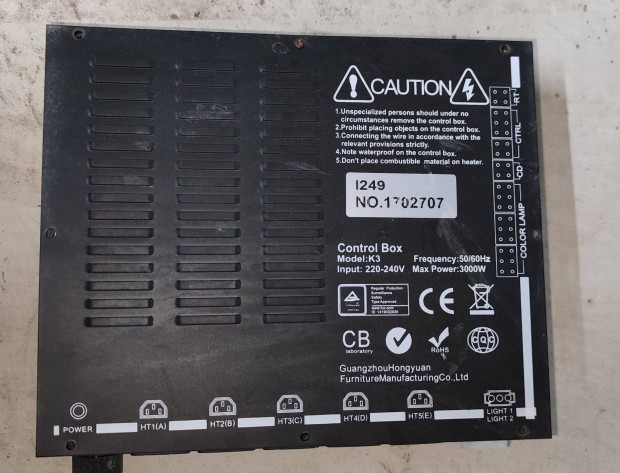 K3 Infrared Sauna Control Box