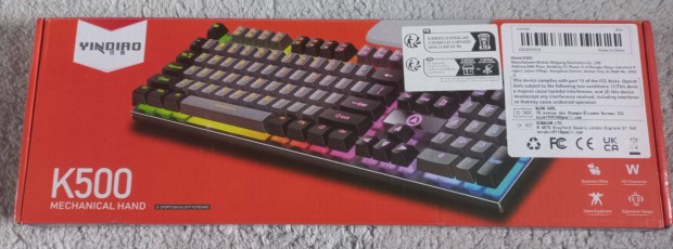 K500 Mechanikus Gamer billentyzet