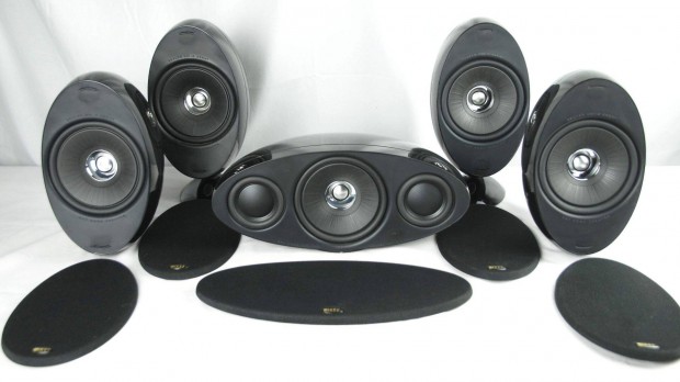 KEF 5.0 hangfal szett ( SP3513, KHT3005) 2 db hozzávaló állvánnyal