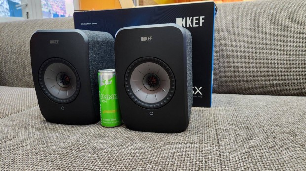 KEF Lsx hangfalpr elad! Fekete sznben