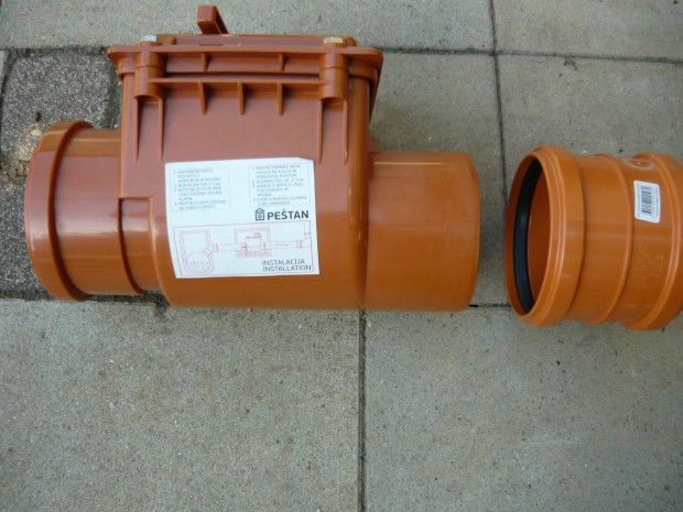 KG pvc visszacsap szelep