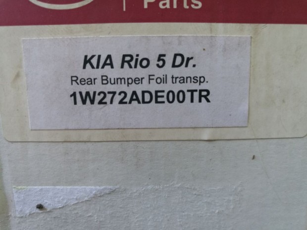 KIA RIO KOPSGTL FLIA HTS LKHRTRA 3-5 AJTS elad