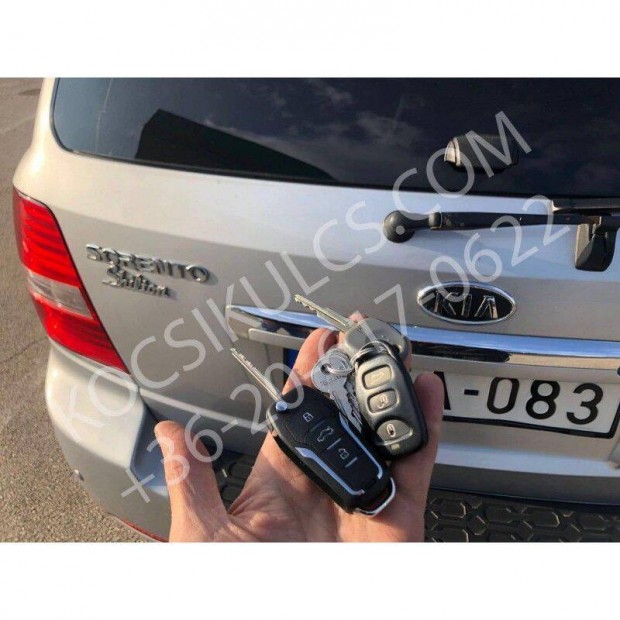 KIA Sorento autkulcs msols, programozs