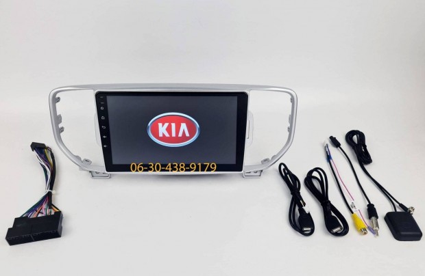 KIA Sportage 4 Android autrdi fejegysg gyri helyre 1-4GB Carplay