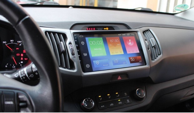 KIA Sportage Android Kijelző Multimédia Navigáció Rádió Carplay Hifi