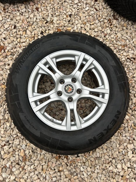 KIA, Hyundai 5x114.3 16" Platin alufelni 215/70R16 tli gumival elad!