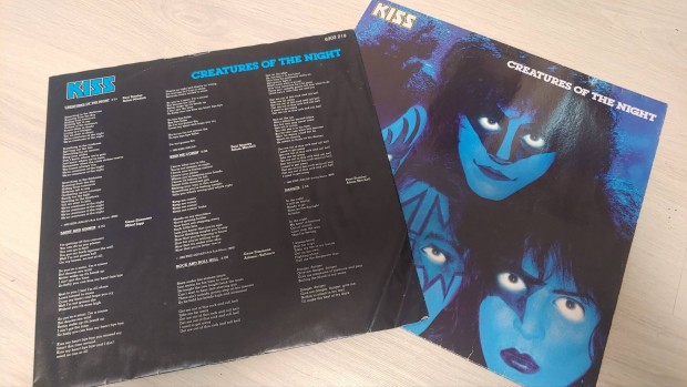 KISS Creatures Of The Night 1982 eredeti bakelit lemez Vinyl LP