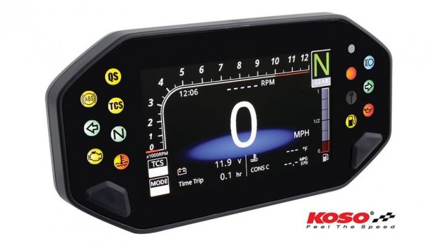 KOSO Digitális Multifunkciós Műszerfal, RX-4, MT-07/09, XSR 700/900