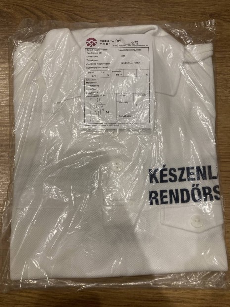 KR kszenlti rendrsgi bevetsi gallros teniszing - pl M, XL