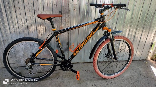 KS full alumínium 26" 21 sebességes tárcsafékes MTB kerékpár