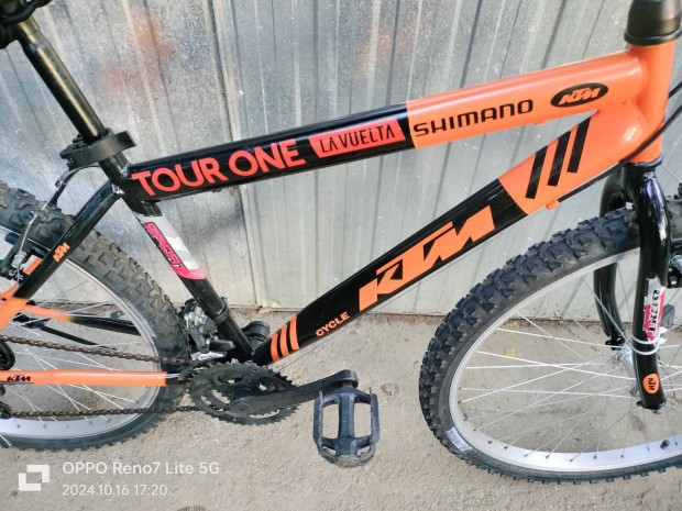 KTM 26" 21 sebessges hibtlan, j llapot MTB kerkpr