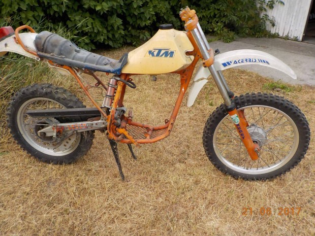 KTM GS 125-s,1983-as csupasz oldtimer fvz elad