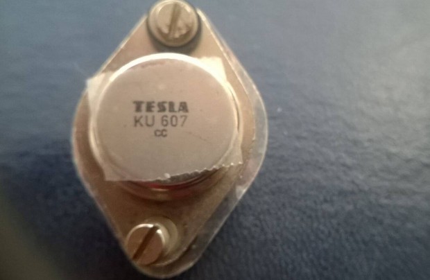 KU 607 Tesla tranzisztor , N , 80V , 10A , 70W, eredeti , bontott