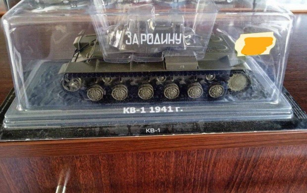 KV 1 "Tanki dea" tank kisauto modell 1/43 Elad