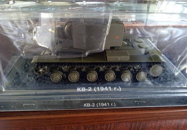 KV-2 1941v "Tanki dea" tank kisauto modell 1/43 Elad