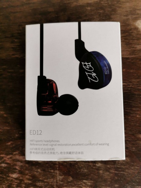 KZ Audio ED12 flhallgat 3,5 mm jack mikrofonnal + mikrofonos Bluetoo