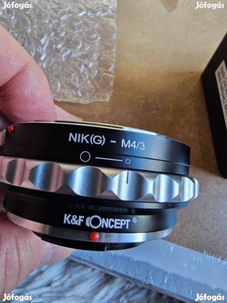 K&F Concept Nikon(G)-M4/3 Pro adapter j dobozos