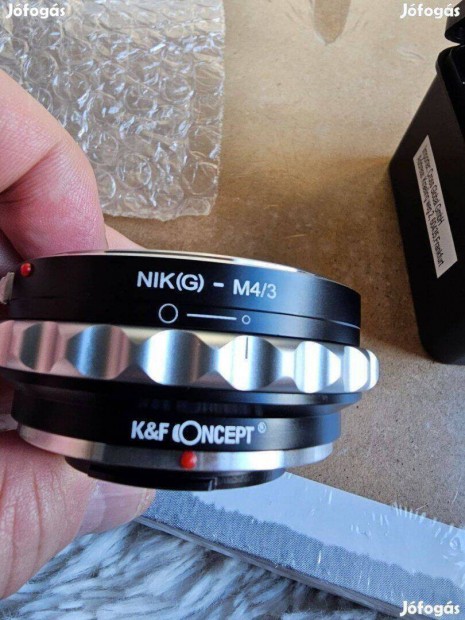 K&F Concept Nikon(G)-M4/3 Pro adapter j dobozos Ha szeretnd a term
