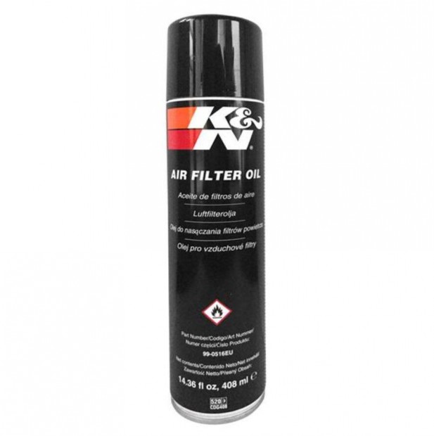 K&N levegőszűrő sportlégszűrő eredeti olaj spray 408ml