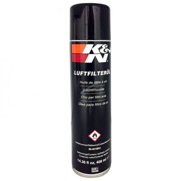 K&N levegszr sportlgszr eredeti olaj spray 408ml