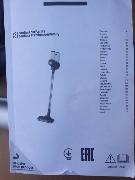 Kärcher VC 6 Cordless- használt