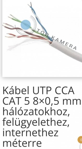 Kbel UTP CCA CAT 8*0.5 mm