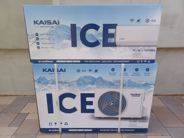 Kaisai Ice 3,5 kW klma szett R32 | Csepptlca fts | WiFi