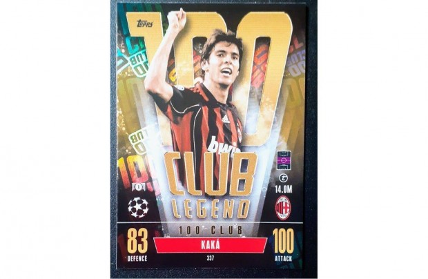 Kak AC Milan 100 Club Legend focis krtya Match Attax Extra 2024