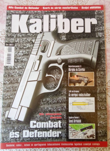 Kaliber magazin 2011. november 