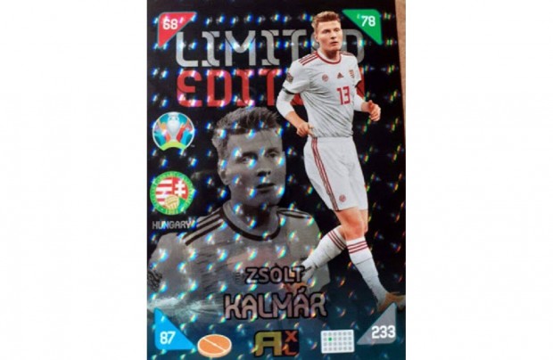 Kalmár Zsolt Magyarország XXL focis kártya Euro 2020 Kick off 2022