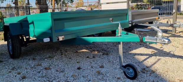 Kalydi Új 140x240 Festett Nyitott utánfutó 750kg