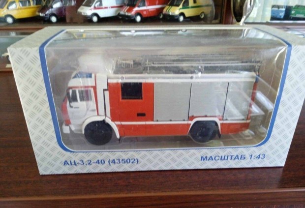 Kamaz 43253 AC-3, 2-40 tzolt kisauto modell 1/43 Elad