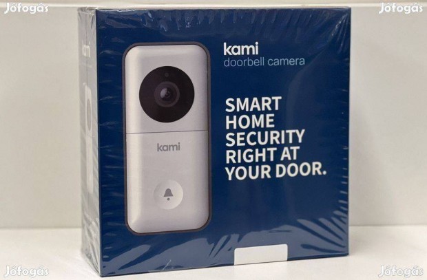 Kami Smart Doorbell Fehr sznben (okos kapucseng) 12 hnap Garancia