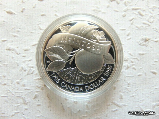 Kanada 1 dollr 1996 PP 925 s ezst 25.17 gramm Zrt kapszulban